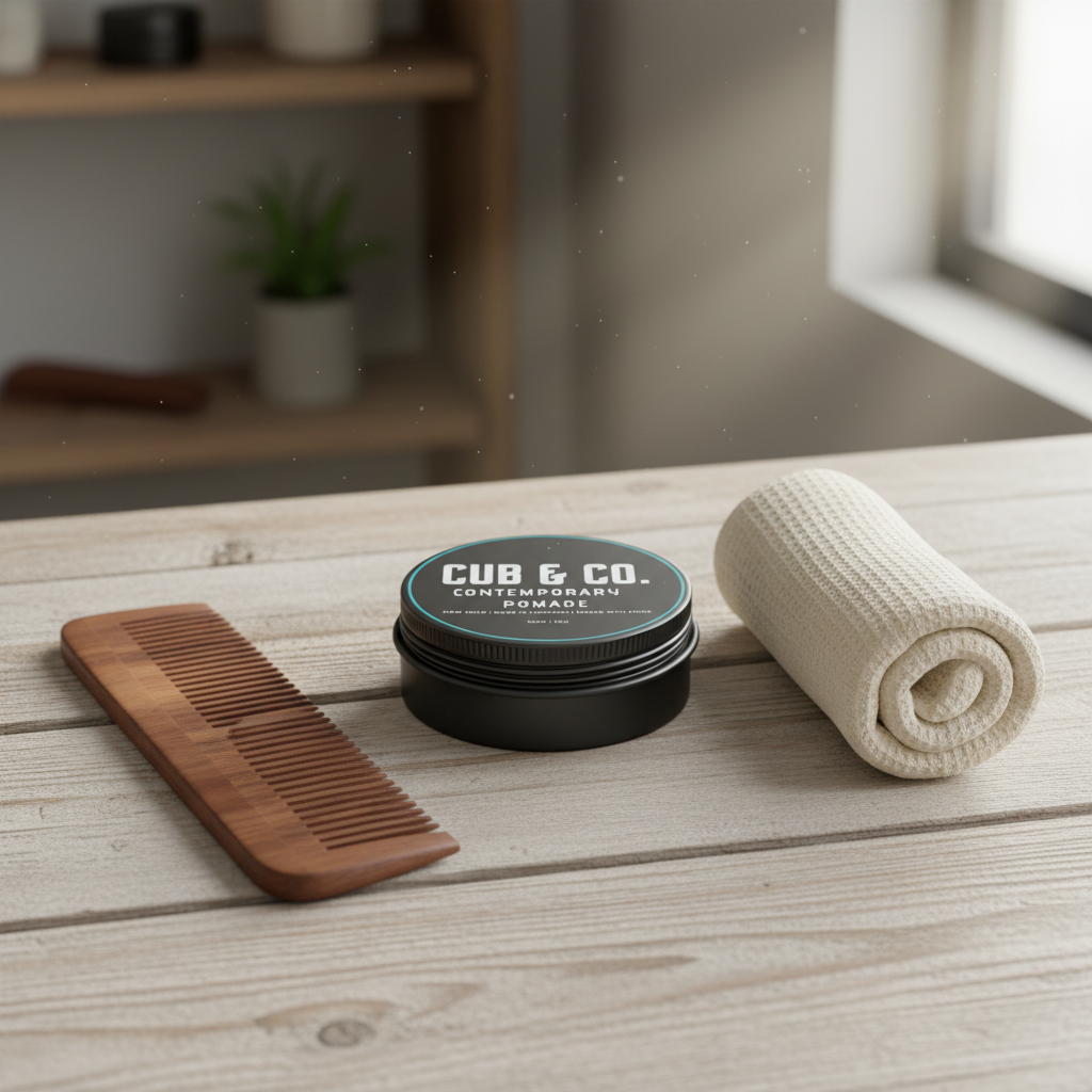 Contemporary Pomade - Lifestyle Shot