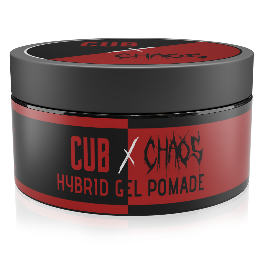 Cub x Chaos Hybrid Gel Pomade by Cub and Co Organics Natural Grooming