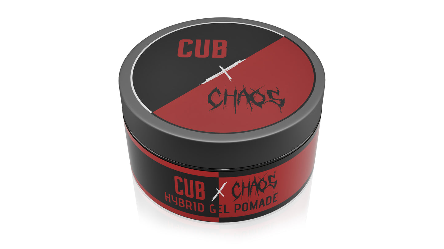 Cub x Chaos Hybrid Gel Pomade by Cub and Co Organics Natural Grooming